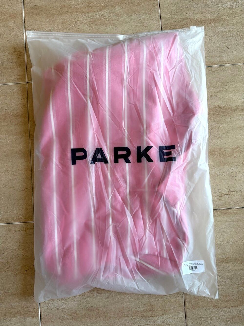 Parke x Pink Aid Striped Mockneck S/M - Picture 2 of 2